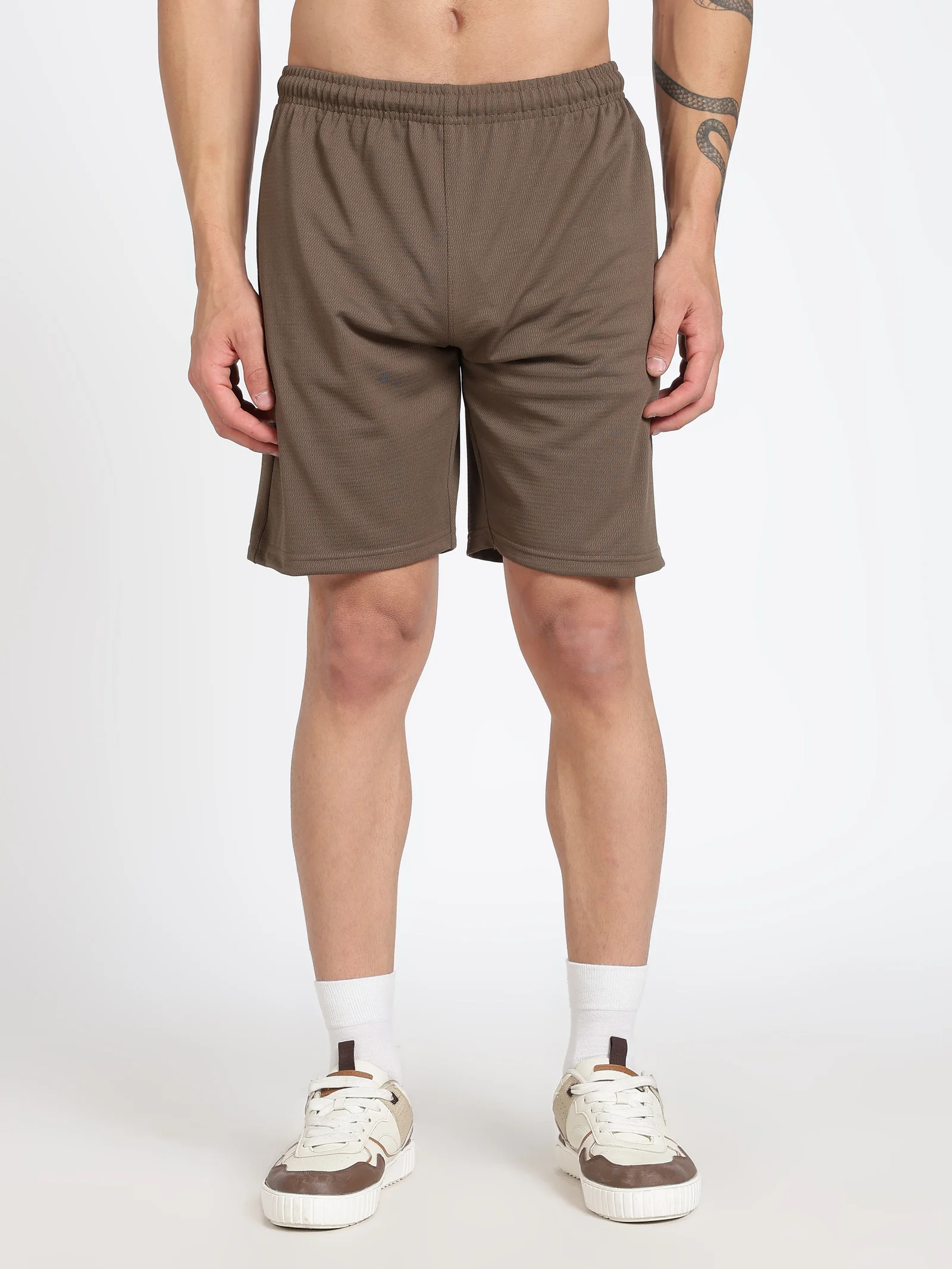 Polyester Shorts(Olive Green)